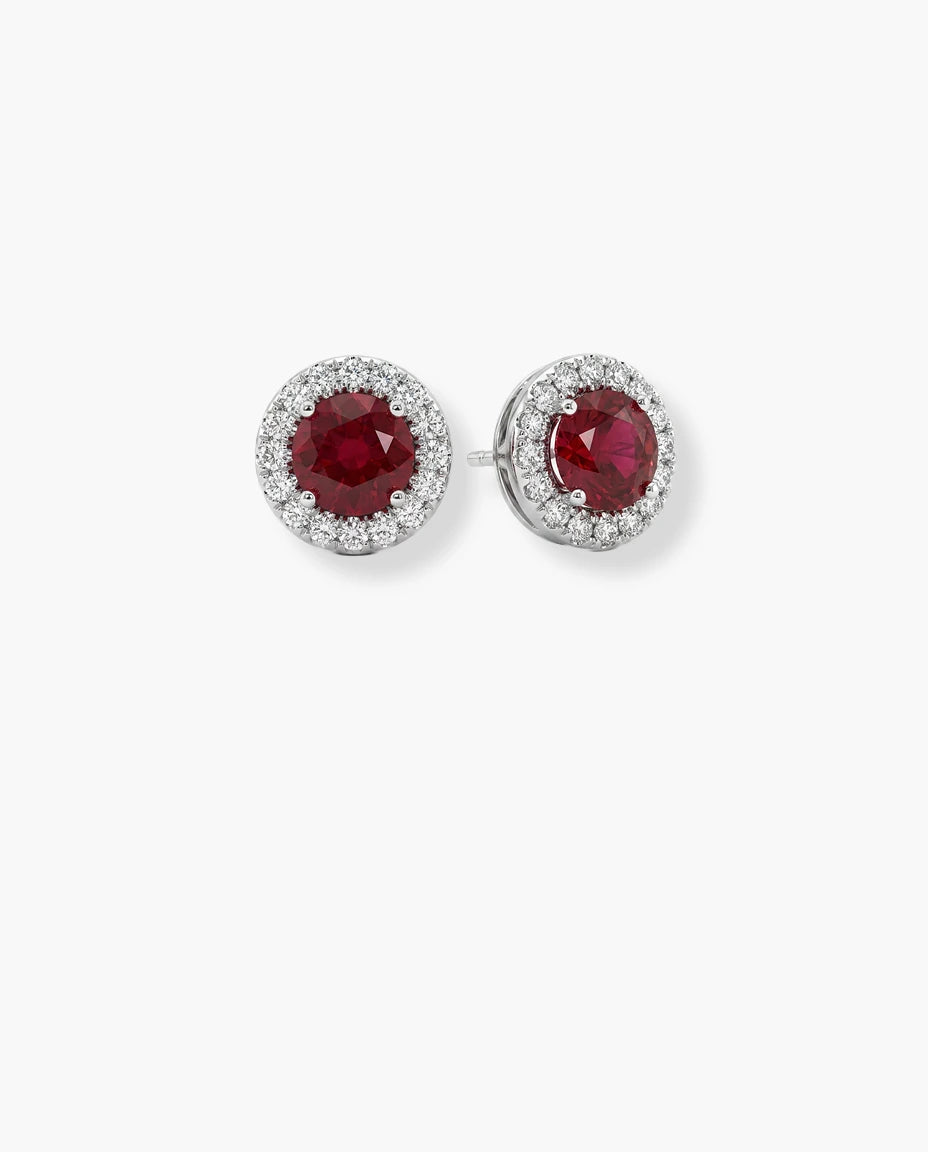 mindjuse srebro 925 crveni cubic zirconia cirkoni glam model