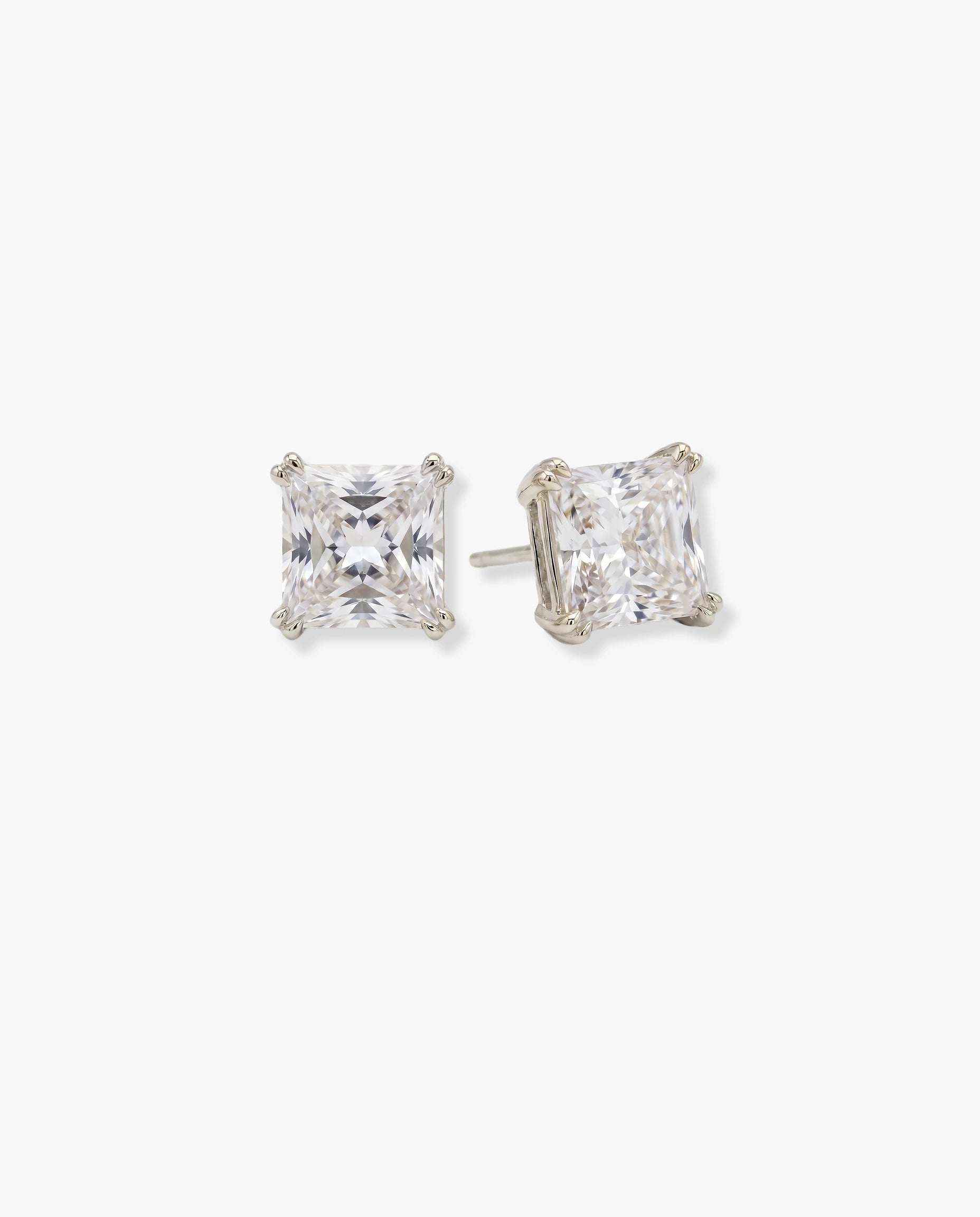 mindjuse srebro 925 rodijum kvadratni cubic zirconia cirkon elegantne