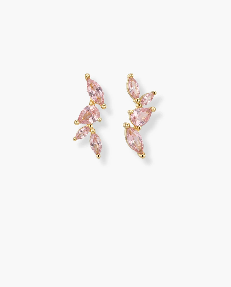 mindjuse 14k zuta pozlata roze cubic zirconia cirkoni