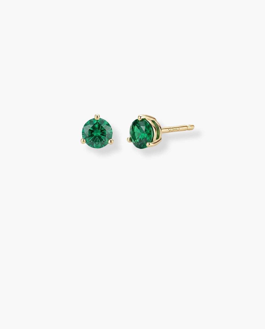 mindjuse na sraf srebro 925 zeleni cubic zirconia cirkon