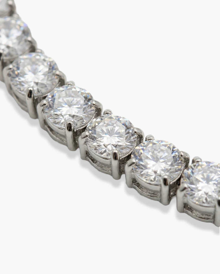 narukvica srebro 925 rodijum tennis beli cubic zirconia cirkoni