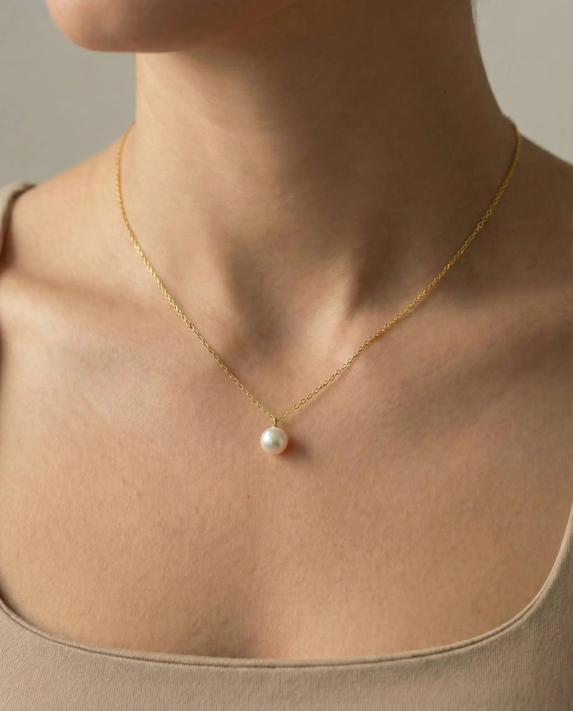 Ogrlica biser – ogrlica 14k pozlata