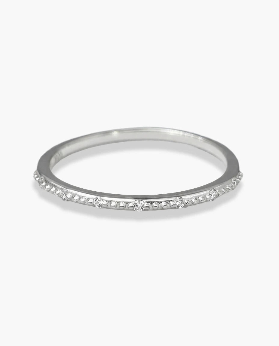 prsten srebro 925 rodijum talasasti dizajn beli cubic zirconia cirkoni